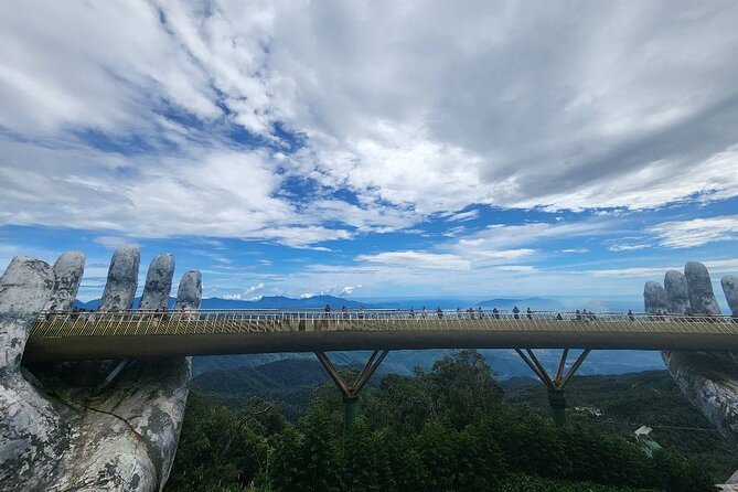 Golden Bridge - Monkey Mountain- Marble Mountains - Dragon Bridge - 7:30 am pickups and a 9 to 10 hour plan that actually works