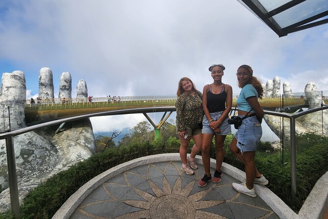 Golden Bridge - Monkey Mountain- Marble Mountains - Dragon Bridge - Linh Ung Pagoda and Lady Buddha on Son Tra Peninsula