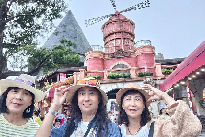Golden Bridge trip and buffet lunch in the Bana Hills in Da Nang city - Ba Na Hills first hour: themed park wandering, gardens, and photo angles