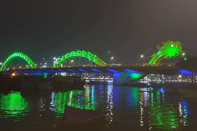 Guided Dragon Bridge Breathing Fire/Water & Da Nang city tour - Marble Mountains caves, pagodas, and the five-element views