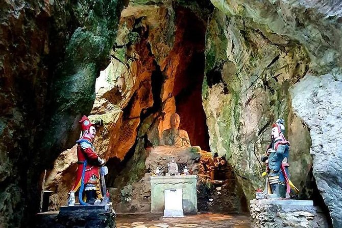 Guided Tour to Visit Marble Mountain,Lady Buddha Statue& Monkey Mountain by Jeep - Linh Ung Pagoda and the 67-meter Lady Buddha statue