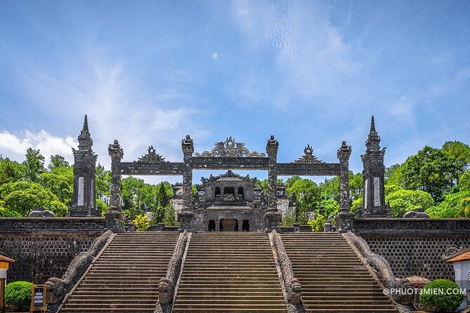 Hai Van Pass and Hue City Sites Deluxe Small Group Tour - Khai Dinh Tomb: royal design with Eastern and Western touches