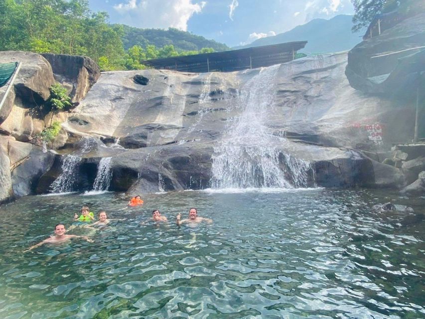 Hai Van Pass Motorbike Tour from Hoi An or Da Nang - Lap An lagoon and the oyster-farm route, then the waterfall swim