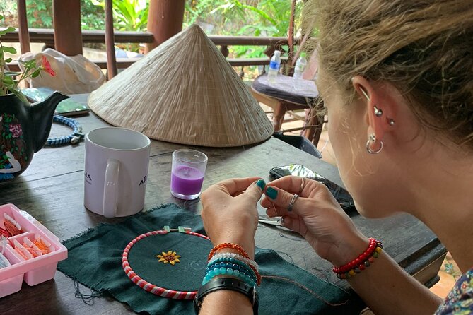 Hand Embroidery Workshop in Hoi An for Beginers - What you will actually stitch: bags, handkerchiefs, notebooks, and more