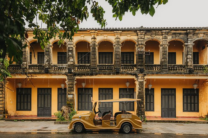 Heritage Adventure Private Tour by Electric Car - Central Market Start and the Classic Thu Bon River Crossing