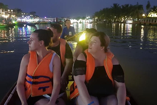 Hoi An Ancient City -Sampan Boat Ride- Night Market- Lanterns - Lantern area and night market: shopping street and eating stalls