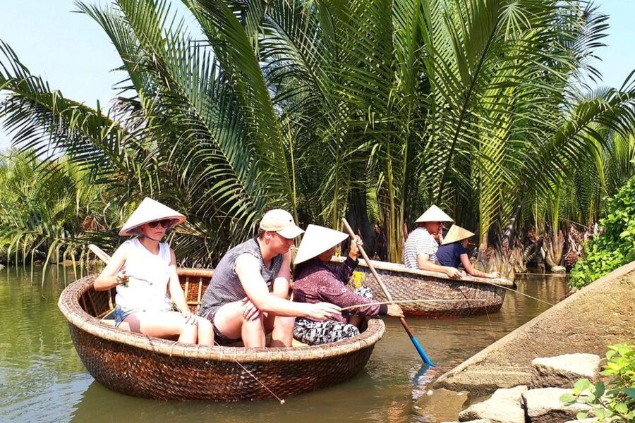 Hoi An Bamboo Basket Boat Ride in Water Coconut Forest - Entering Bay Mau Coconut Forest: what you actually see