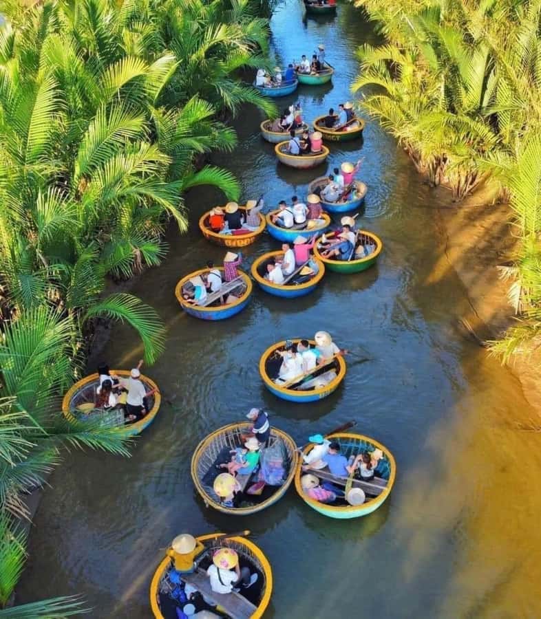 Hoi An : Bamboo Basket Boat Tour with Transportation - What You’ll Do on the Bay Mau Basket Boat Ride