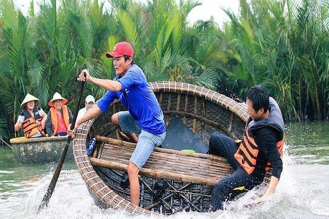 Hoi An Basket Boat Tour ( basket boat, visit water coconut forest, fishing crab) - Basket boats in the real waterways outside Hoi An