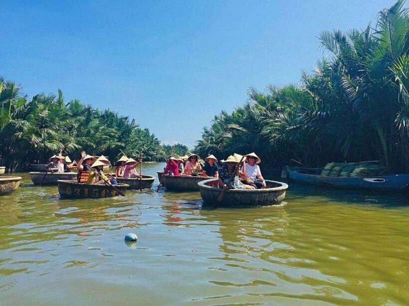 Hoi An: Basket Boat Tour by River Boat and Lantern Release - Cruiser ride out: the easiest way to reach Bay Mau