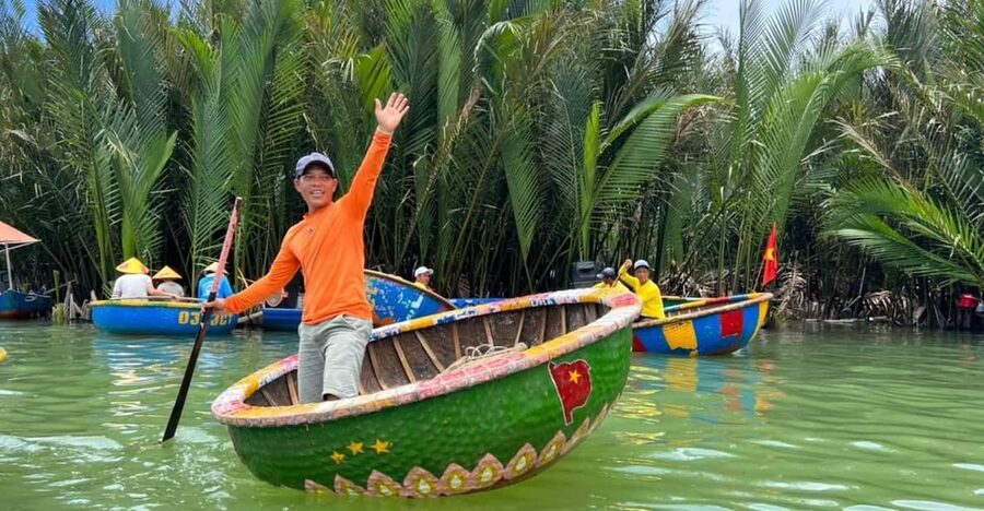Hoi An Basket Boat - Bay Mau Coconut Forest: The Calm Scenery Part