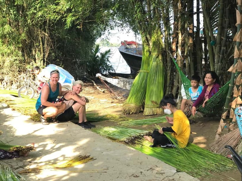 HOI AN Biking River Islands, Village Crafts PRIVATE TOUR - The Rice Story Begins: Grinding, Rice Paper, and Treats