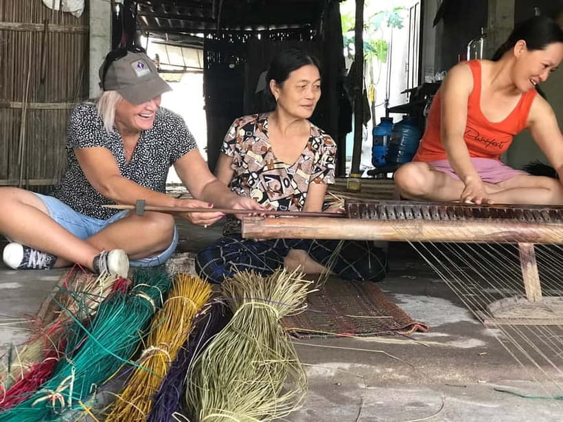 HOI AN Biking River Islands, Village Crafts PRIVATE TOUR - Tra Nhieu Straw Mats and a Whale Worship Temple