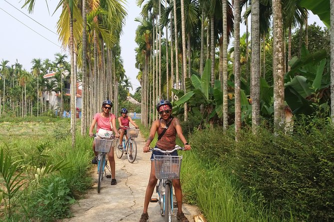HOI AN Biking River Islands, Villages, Local Crafts PRIVATE TOUR - Cam Kim Island: bridge views, fishing and farming life, and a whale temple