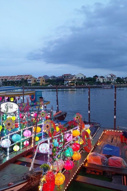 Hoi An Boat Lantern With Release Flower Hoai River At Night - Where You Start: 153 Trần Phú Meeting Point