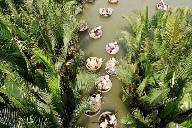 Hoi An Buffaloes Riding/Coracle Boat Tour/Coffee Class with Lunch - Bay Mau Coconut Forest Basket Boat: The Net Skills Part Is the Value