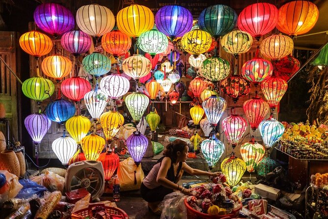 Hoi An City tour -Lantern Making and Silk Making process - Coffee, coconut coffee in the rain, and keeping your supplies happy