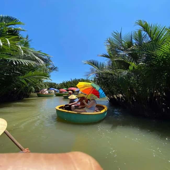 Hoi An Coconut Basket Boat Riding With Two-Way Transfers - Lunch and food options: what’s included and what you can request