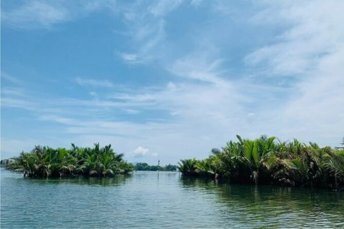 Hoi An Countryside Tour:CamKim Island, Craft Villages&Basket Boat - Bay Mau Coconut Forest: bridge views and the basket boat ride