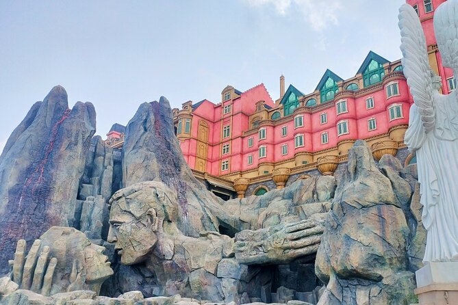 Hoi An/Da Nang: Golden Bridge, My Son Sanctuary & Marble Mountain - Marble Mountains: stone dragons, Buddha figures, and possible cave time