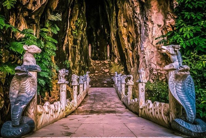 Hoi An/Da Nang : Marble Mountains, Lady Buddha - Am Phu Cave Tour - Am Phu Cave: Karma-Themed Sculptures That Change the Mood