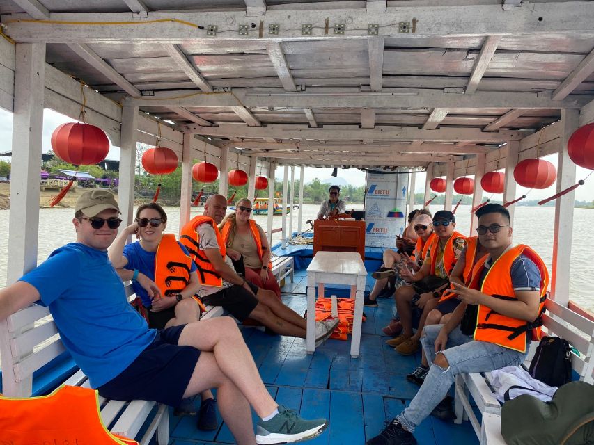 Hoi An/Da Nang: My Son Afternoon tour: Banh my and Cruise - Thu Bon River Cruise Back to Hoi An: Relaxation, Not Just Transit