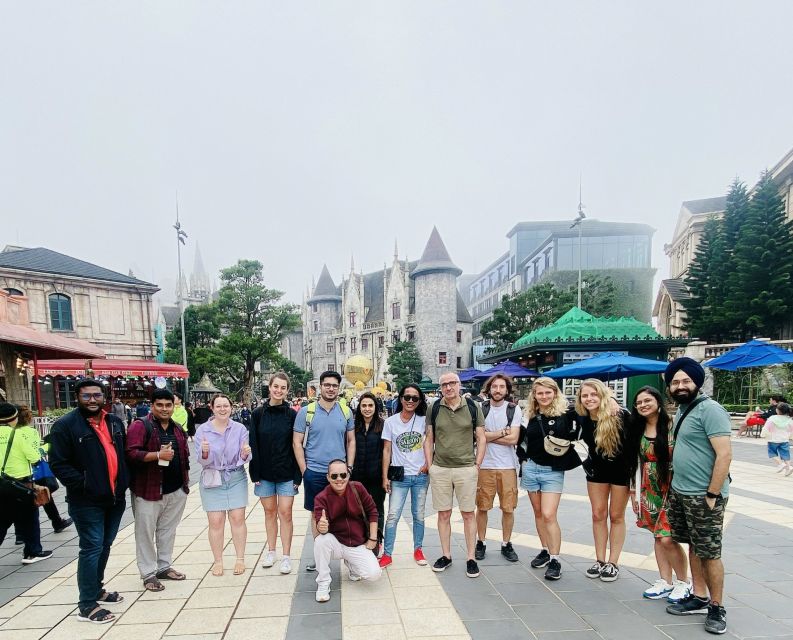 Hoi An/Danang: Bana Hills and Golden Bridge Small Group Tour - French Village: Street Music, Performances, and a Roller Coaster Option