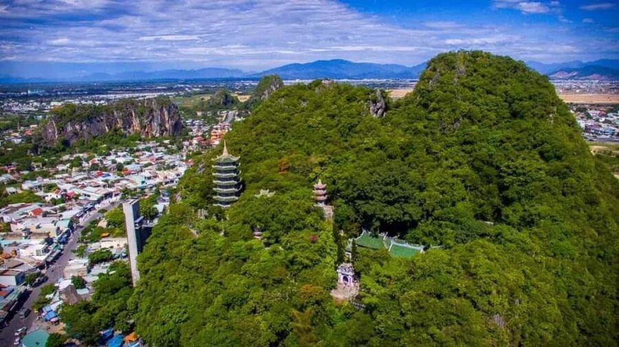 Hoi An/DaNang: Private Car Marble Mountain & Golden Bridge - The fun side: roller coasters, Fantasy Park, and Lava Train check-ins