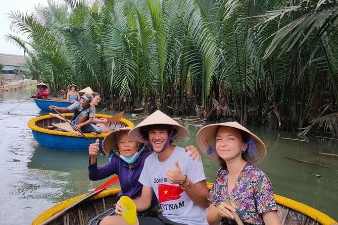 Hoi An Eco & Cooking Class - Bamboo basket boat fishing in the coconut grove