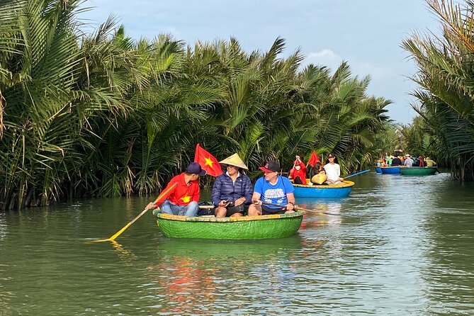 Hoi An Eco & Cooking Class Tour - Cam Thanh bamboo basket boats and Thu Bon River channels