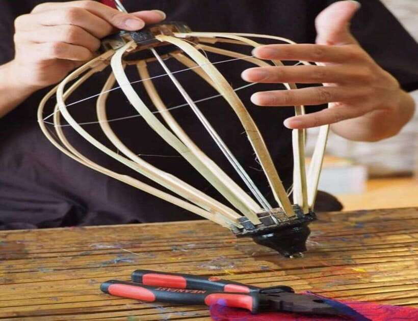 Hoi An: Foldable Lantern Making class with Local Family - Making it in a small group, with patient English instruction
