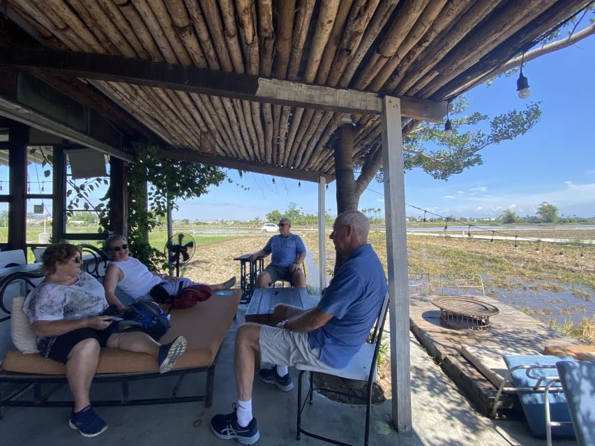 Hoi An Highlights and Hidden Gems Tour by Vespa - Coffee break at An My village: watching work, not just ordering a drink