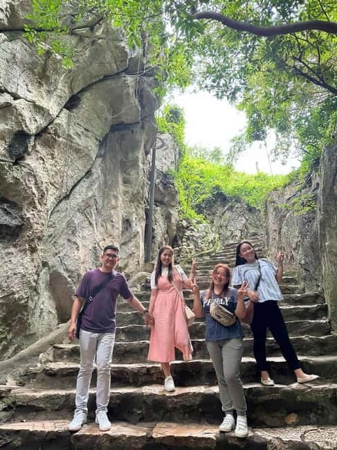 Hoi An: Marble Mountains & Monkey Mountain -Am Phu Cave Tour - Local Stone Factories and Lunch: Making the Day Feel Local