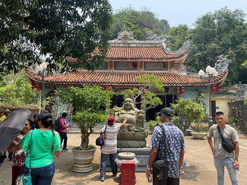 Hoi An: Marble Mountains, Monkey Mountain & My Son Day Tour - Marble Mountains: stairs, caves, pagodas, and stone craft stops