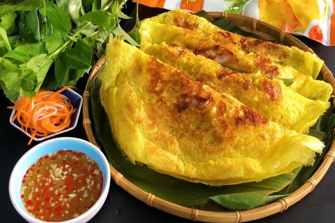 Hoi An Street Food Tour - Eat like a local - PRIVATE TOUR - Stop Two: Sizzling Rice Pancakes, Vietnamese BBQ, and Wrap and Roll