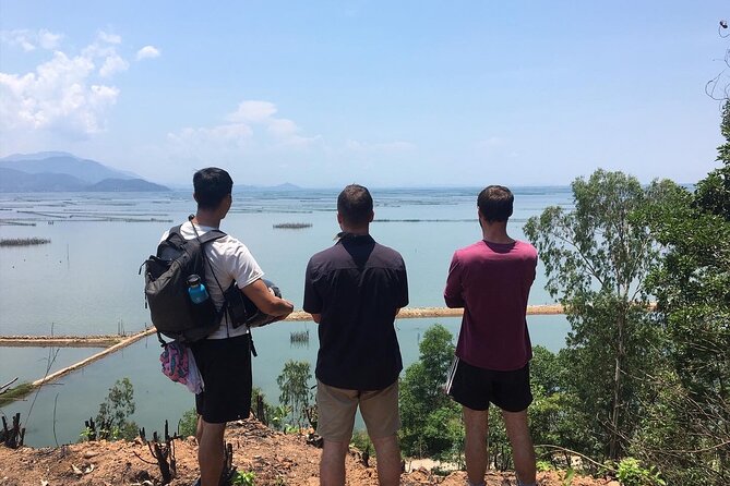 Hoi An to Hai Van pass loop with Motorbike Tour Mr Phu - Marble Mountains hike: Pagodas, caves, and viewpoint time