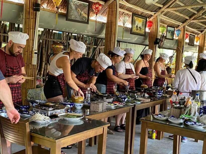 Hoi An: Traditional Cooking Class and Meal with Local Family - Choosing Day at Coconut Village or Night at Tra Que Herbs