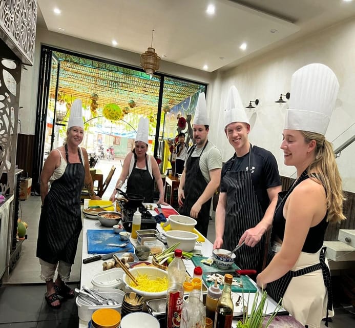 Hoi An:Vegetarian Cooking Class & Explore Market wChef Thanh - The Cooking Lesson: From Welcome Drink to Your Finished Plates