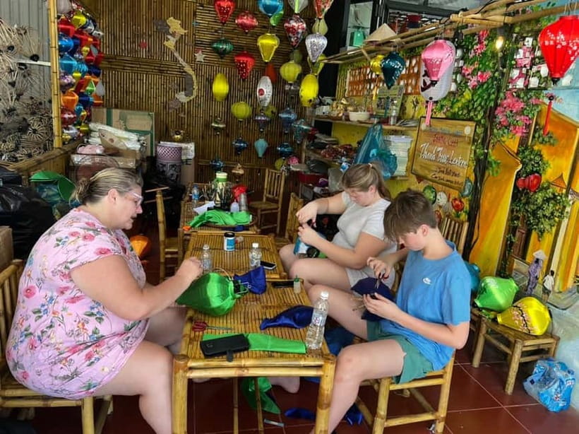 Hoi An: Vietnamese Foldable Lantern Making Workshops - From Bamboo and Frames to Silk Lanterns That Fold
