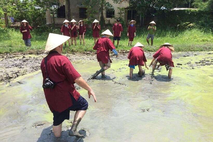 Hoi An Wet Rice Farming Tour-Basket Boat Tour Fishing-Lunch - Coracle and Basket Boats Through the Coconut Palms