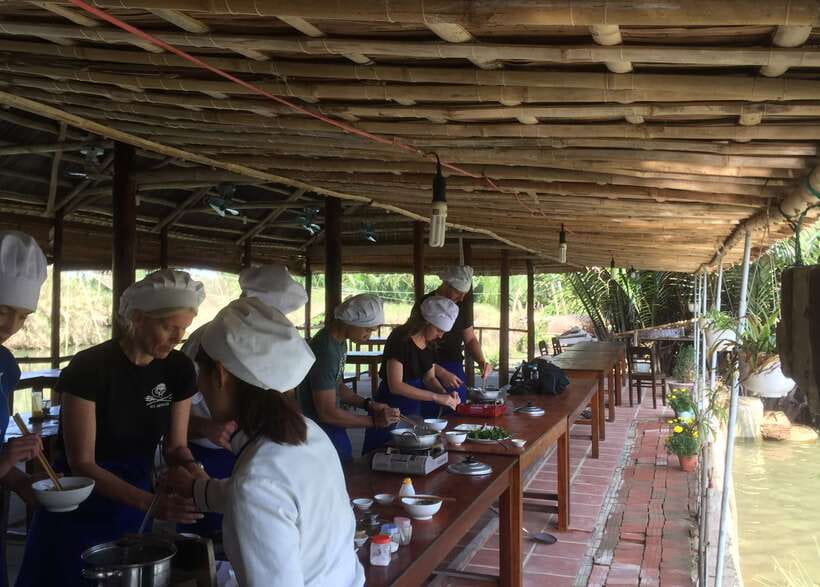Hoian/Danang: Eco Cooking Class, Cruise Trip, Basket Boat - Cam Thanh by Boat and the Coconut Jungle Basket Boat Ride
