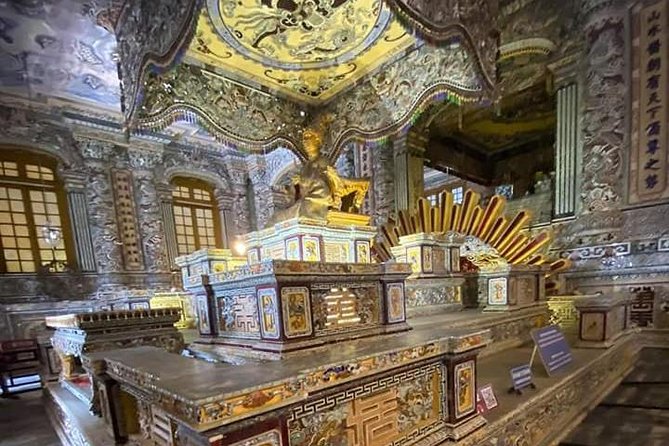 Hue City Tour via Hai Van Pass - Private Guided Tour - Khai Dinh Royal Tomb at 15:30, Western meets Eastern design