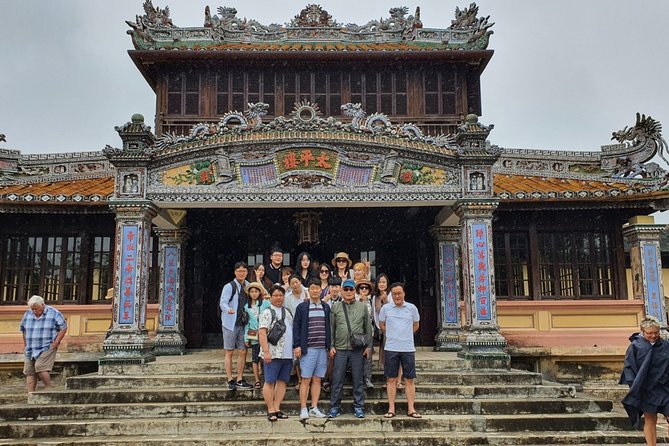Hue Imperial City Daily Ingroup Tour via Hai Van Pass - Tomb of Khai Dinh: Where Vietnamese and European Details Meet