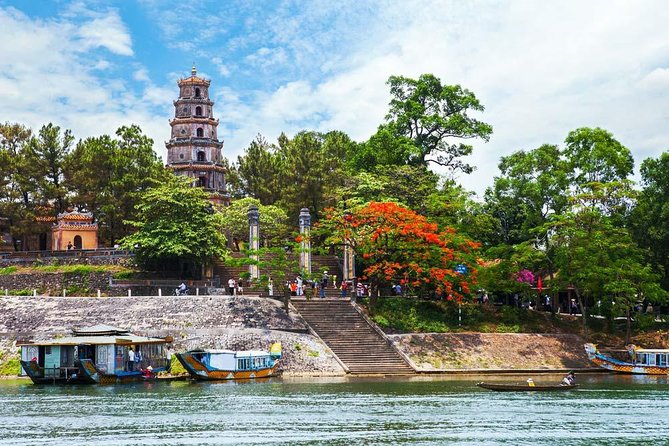 Hue Imperial City Private Tour - Thien Mu Pagoda on the Huong River: the Hue mood shift