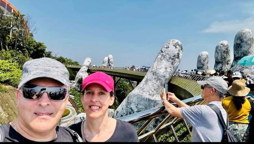 Hue: Private Car to/from Hoi An via Multi Attractions(1-Way) - When you add Golden Bridge, the day shifts into Ba Na Hills time