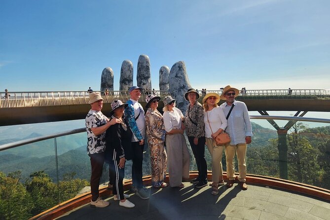 Hue: Private Car To Hoi An or Vice Versa with Many Options - Marble Mountains and optional add-ons like the Golden Bridge