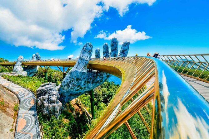 Hue To Hoi An by Private Car via Hai Van Pass, Golden Bridge - Golden Bridge at Ba Na Hills, using the 3-hour window well