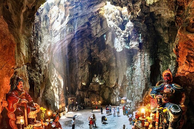 Lady buddha, marble mountain & Hoi An Ancient town by private car - Marble Mountains Caves and Panoramic Views: Build Time for Unplanned Detours