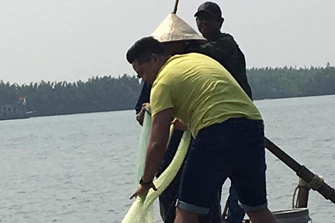 Lantern making Class-Basket Boat- Buffalo Ride-Vegatable Farming - Row a bamboo basket boat and fish with nets like locals do