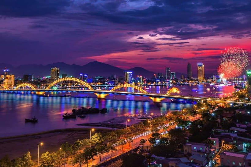 Lively Danang Sightseeing Night Tour with Local Dessert - Dragon Bridge at Night: The Photo Stop That’s Actually Worth It